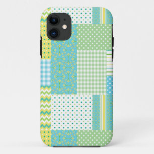 Capa Para iPhone Da Case-Mate iPhone 5/5s Xtreme Case Daffodil Faux-Patchwork