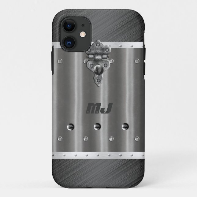 Capa Para iPhone Da Case-Mate iPhone 5 aparência de Metal Cromo (Verso)