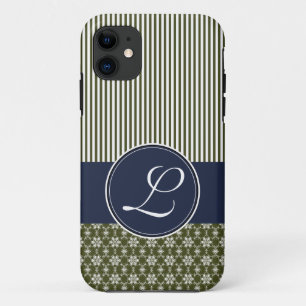 Capa Para iPhone Da Case-Mate iPhone 5 Estoque de Caso Barely There Navy & Olive