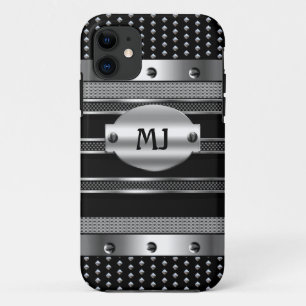 Capa Para iPhone Da Case-Mate iPhone 5 Metal Studs parecem Cromado Masculino