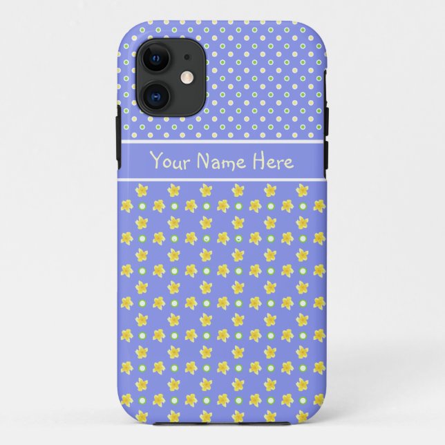 Capa Para iPhone Da Case-Mate iPhone 5 Xtreme Case Personalize Primroses, Polkas (Verso)