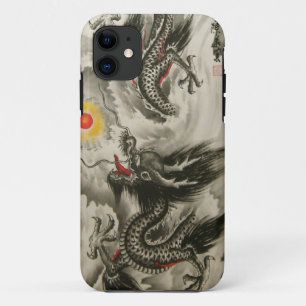 Capa Para iPhone Da Case-Mate iPhone chinês 5 da pintura do dragão,