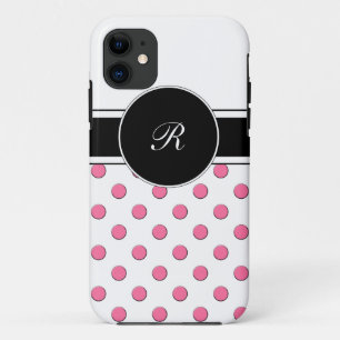 Capa Para iPhone Da Case-Mate iPhone cor-de-rosa do monograma 5 casos