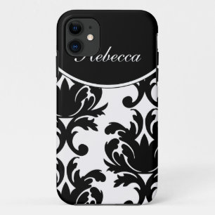 Capa Para iPhone Da Case-Mate iPhone do monograma do damasco 5 casos