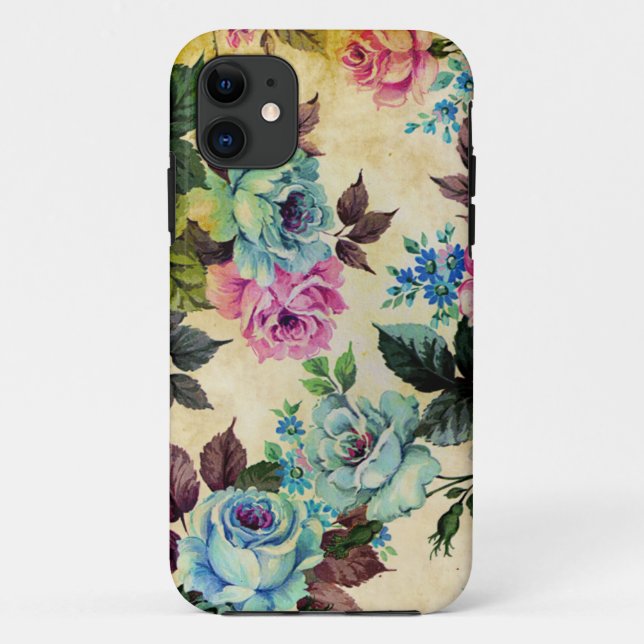 Capa Para iPhone Da Case-Mate iPhone floral antigo 5 da case mate (Verso)