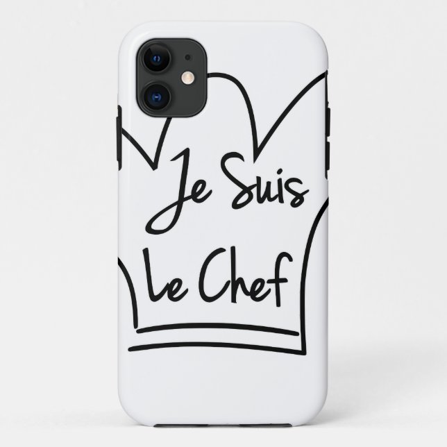 Capa Para iPhone Da Case-Mate Je Suis Le Chef (Verso)