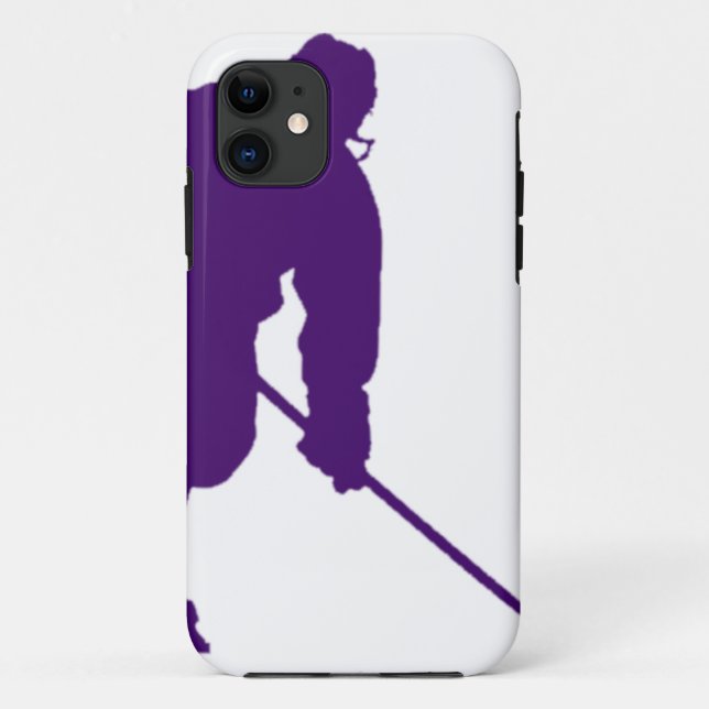 CAPA PARA iPhone DA Case-Mate JOGADOR DE HÓQUEI ROXO (Verso)