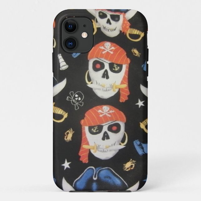 Capa Para iPhone Da Case-Mate Jolly Roger Pirate Skulls (Verso)