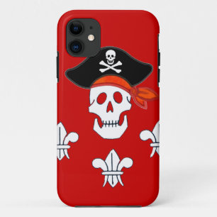 CAPA PARA iPhone DA Case-Mate JOLLY ROGER SKULL, PIRATE HAT E TRÊS MENTIRAS