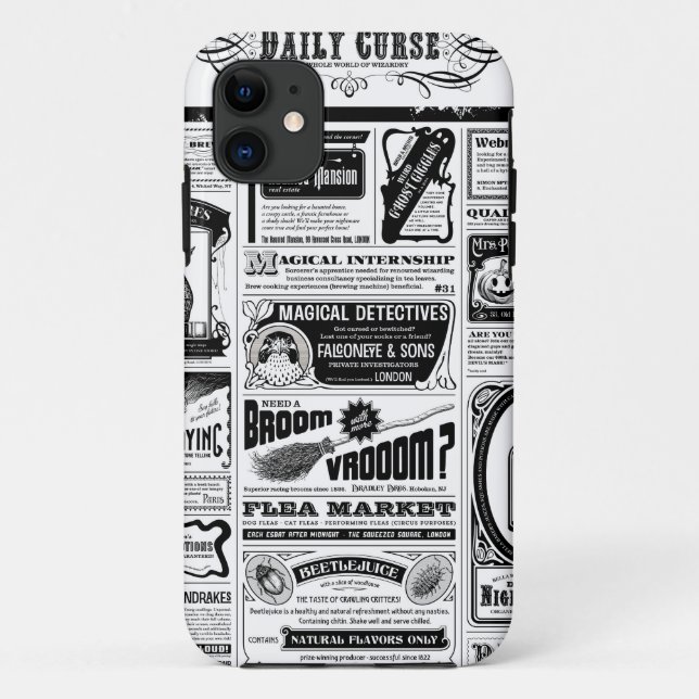 Capa Para iPhone Da Case-Mate jornal assustador (Verso)