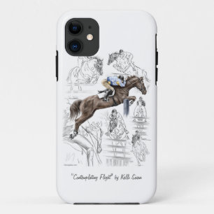 Capa Para iPhone Da Case-Mate Jumper Horses Fences Montage