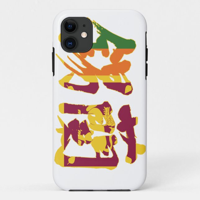 Capa Para iPhone Da Case-Mate [Kanji] Sri Lanka (Verso)