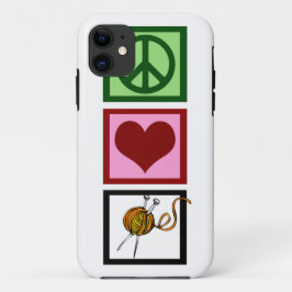 Capa Para iPhone Da Case-Mate Knit de Amor pela Paz