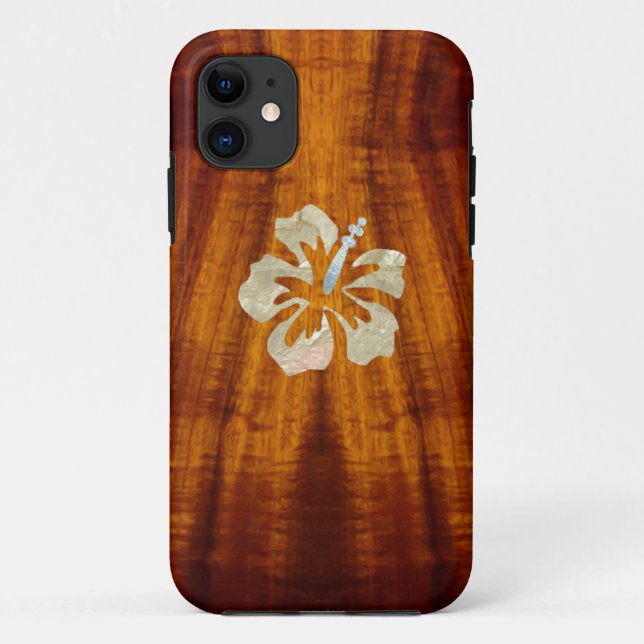 Capa Para iPhone Da Case-Mate Koa ardido com Hisbiscus (Verso)