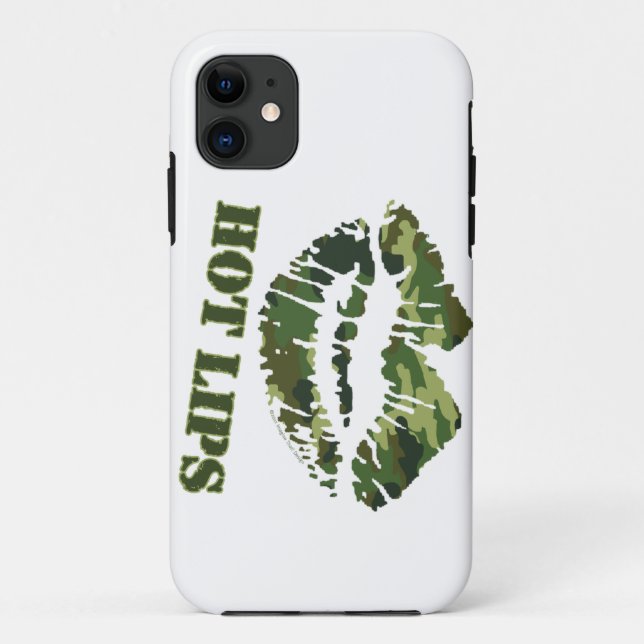 Capa Para iPhone Da Case-Mate Lábios quentes MASH (Verso)