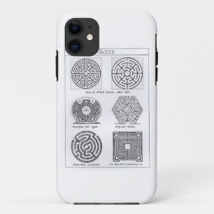 Capa Para iPhone Da Case-Mate Labirintos, c.1900 (gravura) (foto de b/w)