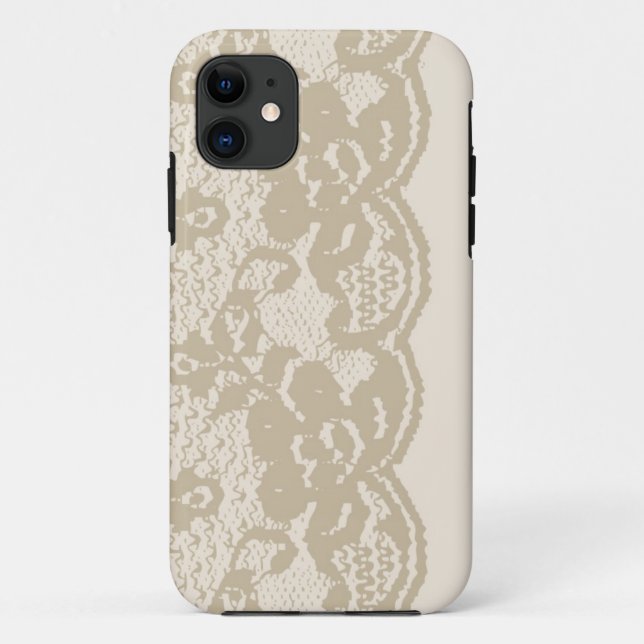Capa Para iPhone Da Case-Mate Laço bege (Verso)