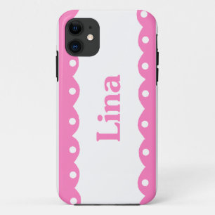 Capa Para iPhone Da Case-Mate Laço cor-de-rosa conhecido de Lina