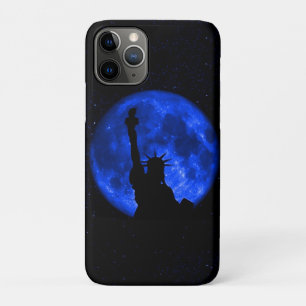 Capa Para iPhone Da Case-Mate Lady Liberty Sob a Lua Azul