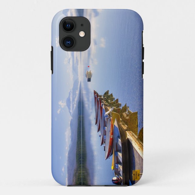 Capa Para iPhone Da Case-Mate Lago McDonald, Parque Nacional Glacier, Montana, (Verso)
