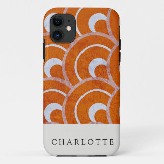 Capa Para iPhone Da Case-Mate Laranja de Peacock Personalizado