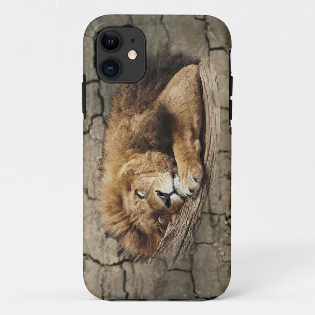 Capa Para iPhone Da Case-Mate Leão dormindo Pedra de gato selvagem (Verso)
