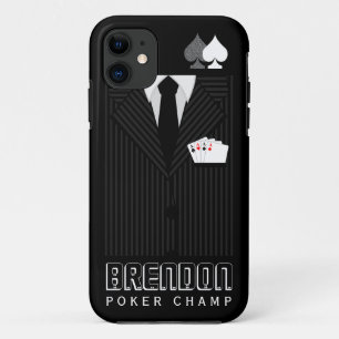 Capa Para iPhone Da Case-Mate Legal Pinstripe Suit Poker Champ Casino