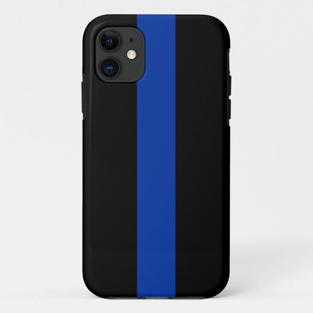Capa Para iPhone Da Case-Mate lei policial de linha azul (Verso)