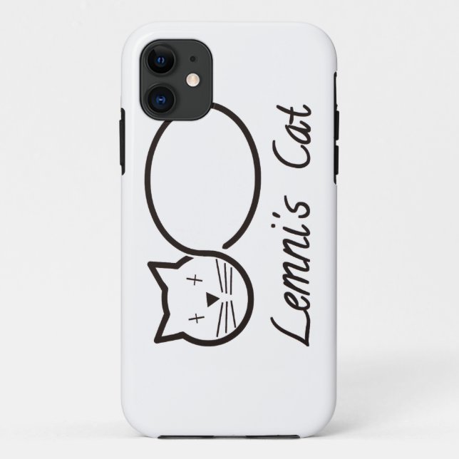 Capa Para iPhone Da Case-Mate lemniscate o gato de lemni (Verso)