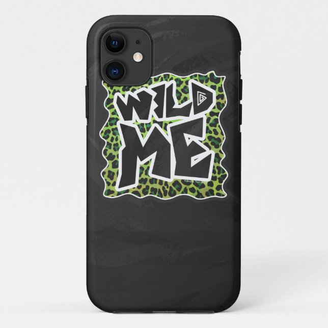 Capa Para iPhone Da Case-Mate Leopardo Negro e Impressão Verde (Verso)