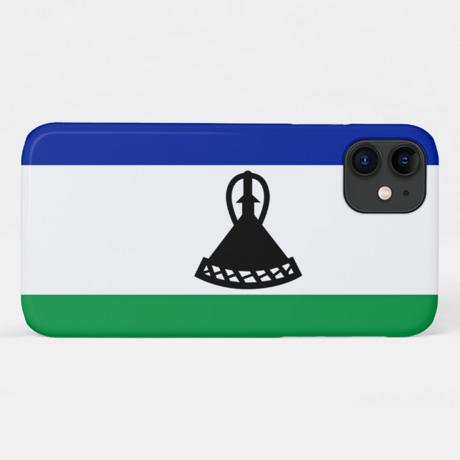 Capa Para iPhone Da Case-Mate Lesoto Flag (Verso (horizontal))