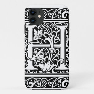 Capa Para iPhone Da Case-Mate Letra H Monograma Medieval Art Nouveau