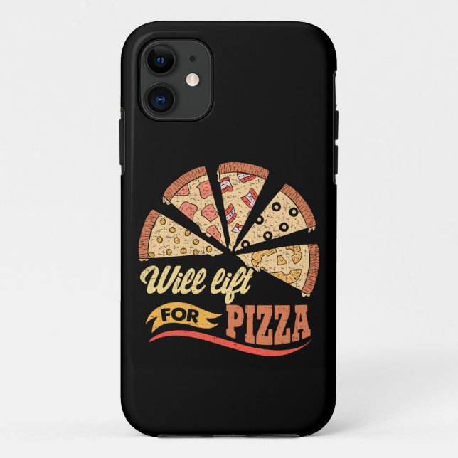 Capa Para iPhone Da Case-Mate Levantará Pizza - Engraçado Workout Novelty (Verso)