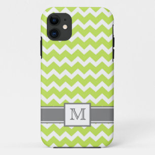 Capa Para iPhone Da Case-Mate limão cinzento Chevron do monograma iPhone5 feito