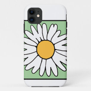 Capa Para iPhone Da Case-Mate Linda Flor de Jardim de Daisy Retro Cartoon