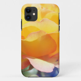 Capa Para iPhone Da Case-Mate Linda flor de rosa amarela. Fotografia floral.