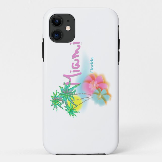 Capa Para iPhone Da Case-Mate Linda Miami Florida (Verso)