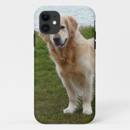 Capa Para iPhone Da Case-Mate Lindo Cão Retriever Dourado em Pé