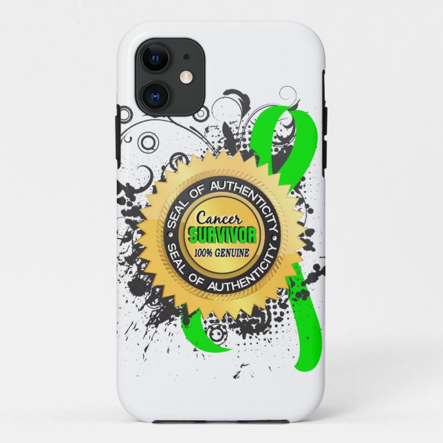 Capa Para iPhone Da Case-Mate Linfoma do sobrevivente de câncer 23 (Verso)