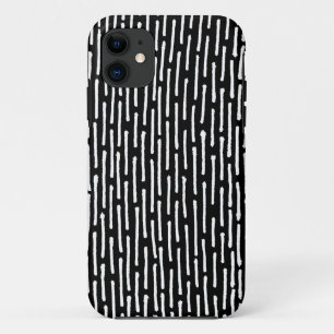 Capa Para iPhone Da Case-Mate Linhas quebradas - Branco em preto