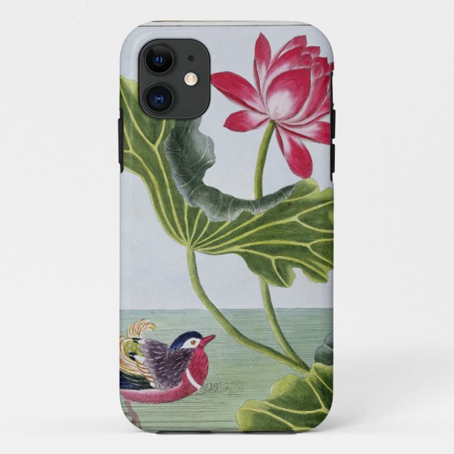 Capa Para iPhone Da Case-Mate Lírio de água vermelha chinês, volume mim, placa (Verso)