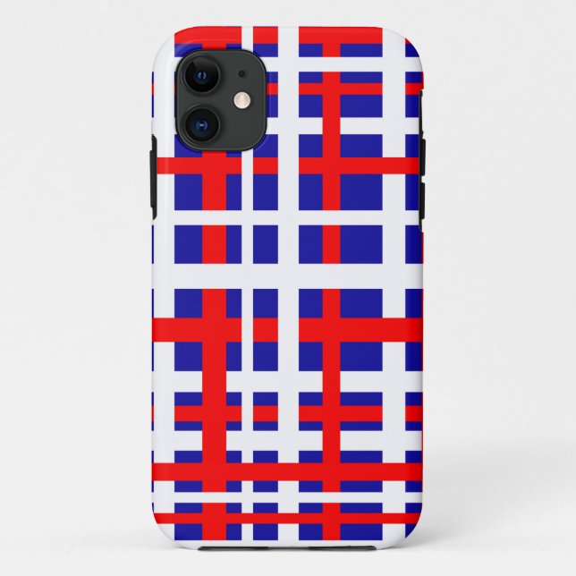 Capa Para iPhone Da Case-Mate Listras Patrióticas Entrelaçadas (Verso)