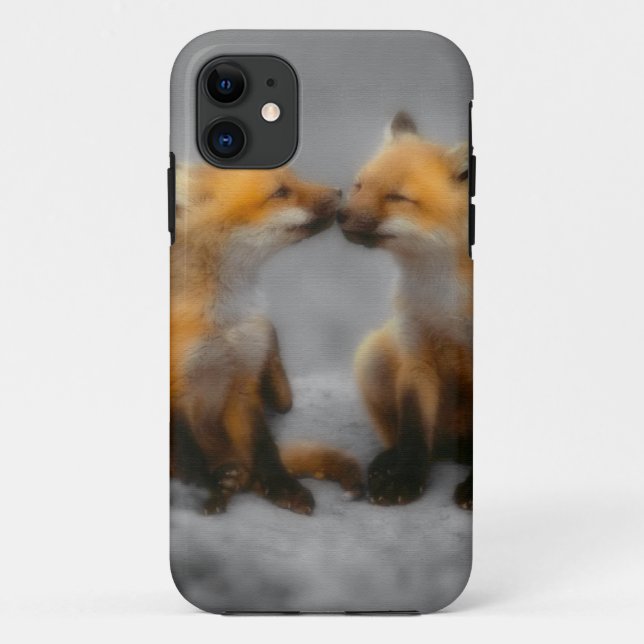Capa Para iPhone Da Case-Mate Little Fox Love (Verso)