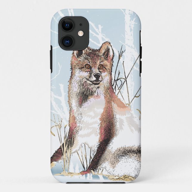 Capa Para iPhone Da Case-Mate Lobo de inverno (Verso)