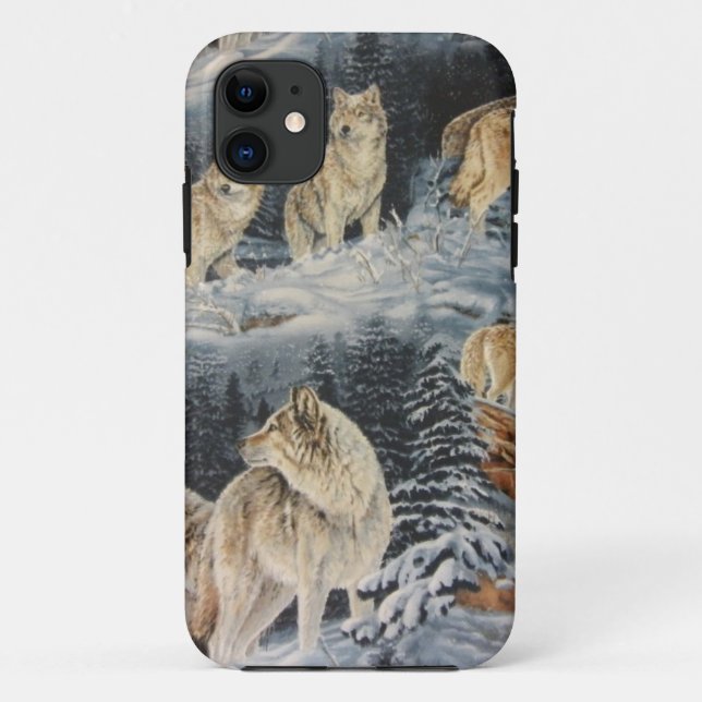 Capa Para iPhone Da Case-Mate Lobos de inverno (Verso)