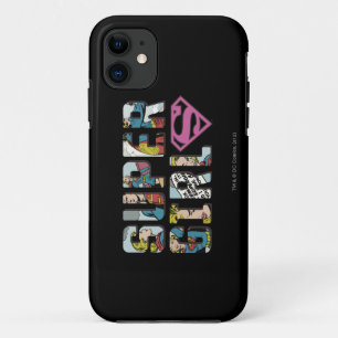 Capa Para iPhone Da Case-Mate Logotipo de banda desenhada da Supergirl