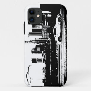 Capa Para iPhone Da Case-Mate logotipo preto disparado rolamento do Brushstroke