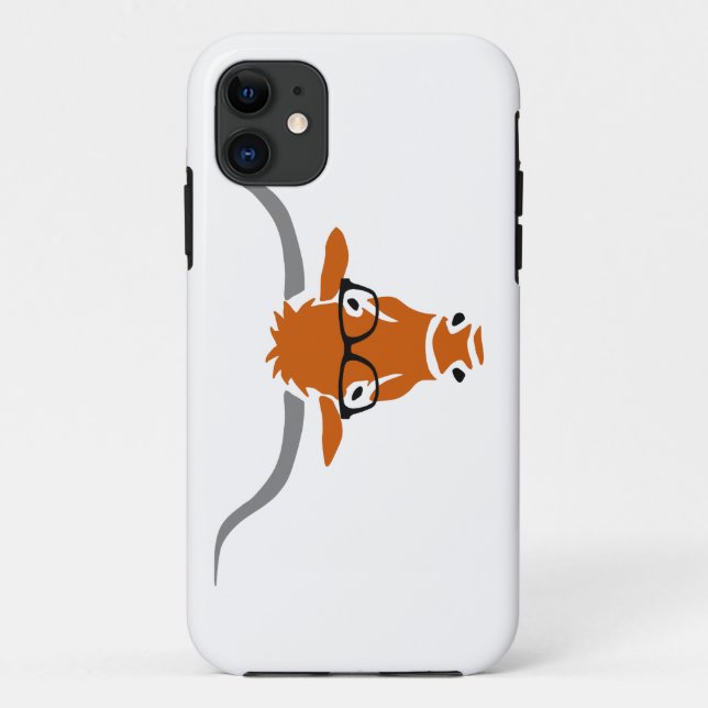 Capa Para iPhone Da Case-Mate Longhorn com vidros do hipster (Verso)
