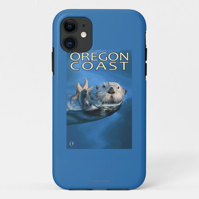Capa Para iPhone Da Case-Mate Lontra de mar da costa de Oregon (Verso)