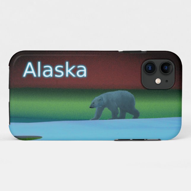 Capa Para iPhone Da Case-Mate Luz Polar Urso (Verso (horizontal))